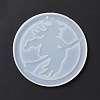 DIY Witch Pendant Silicone Statue Molds DIY-E049-01-3