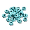 Synthetic Turquoise European Beads G-R488-02J-1