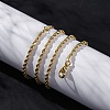 Rack Plating Brass Rope Chain Necklaces for Women NJEW-A035-02G-2