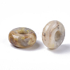 Natural Crazy Agate European Beads G-Q503-10-2