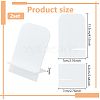 Acrylic Slant Back Postcard Display Stands ODIS-WH0078-86A-2