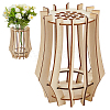 Wooden Vase Building Kits for Flowers Bouquet DIY-WH0899-68A-1
