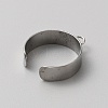 304 Stainless Steel Loop Ring Base LS-FIND-WH0161-31C-P-2