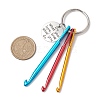 Aluminum Crochet Hooks Keychain KEYC-JKC01013-4