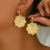 Elegant Stainless Steel Stud Earrings VF4299-3-9