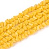 Opaque Glass Beads Strands GLAA-N019-4mm-22-1