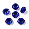 Two Tone Glass European Beads GDA009-8-1