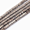 Electroplate Non-magnetic Synthetic Hematite Beads Strands G-L489-D08-1