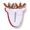 Christmas Reindeer Cloth Snap Hair Clips PHAR-G003-08-2