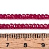Lab Grown Red Corundum Beads Strands G-G106-A45-06-4