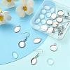 DIY Blank Dome Dangle Earrings Making Kit DIY-YW0002-03-6