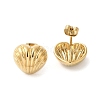 304 Stainless Steel Stud Earrings EJEW-S230-01G-2