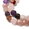 Natural Rose Quartz/Sodalite/Lapis Lazuli/Amethyst/Strawberry Quartz Beads Strands G-K382-A01-02-4