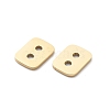 304 Stainless Steel Laser Cut Rectangle Connector Charms STAS-M111-13G-02-2