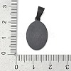 Ion Plating(IP) 304 Stainless Steel Pendants STAS-H356-07B-3