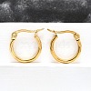 304 Stainless Steel Hoop Earrings X-EJEW-D195-G-5