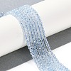 Natural Aquamarine Beads Strands G-N342-31-2