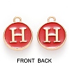 Golden Plated Enamel Alloy Charms ENAM-SZ0001-26C-H-3