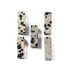 Natural Dalmatian Jasper Beads G-G137-01N-2