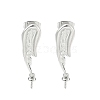 Brass Stud Earring Findings LS-KK-M326-19P-1