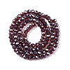 Electroplate Glass Beads Strands EGLA-A044-T3mm-A13-3