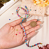 1 Starnd Dyed Synthetic Imperial Jasper & Turquoise Beads Strands G-TA0002-80-6