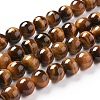 Natural Tiger Eye Beads Strands Z0RQS015-1