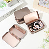 4Pcs Iron Jewelry Storage Boxes with Hinged Lid CON-SP0001-20C-3