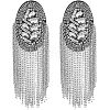2Pcs Detachable Iron Tassel Epaulettes FIND-FH0005-44P-1