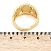 Brass Micro Pave Clear Cubic Zirconia Finger Rings for Women RJEW-Z081-01G-5