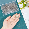 SOFPLATE 300Pcs 304 Stainless Steel Earring Hooks DIY-SP0001-05-3