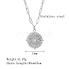 Non-Tarnish Stainless Steel Sun Pendant Necklaces YN2147-2-3