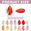 210Pcs 14 Styles Glass Charms FIND-PH0025-34-2