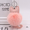 Cute PU Leather Cat Doll Keychain for Bag Hanging Decoration PW-WG1191A-01-1