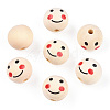 Unfinished Natural Wood Beads WOOD-N016-20mm-01-1