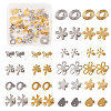 40Pcs 20 Styles 201 Stainless Steel Stud Earring Findings STAS-TA0001-91-3