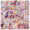 50Pcs Flower Waterproof PVC Cartoon Stickers PW-WG29182-01-2