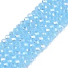 Electroplate Glass Beads Strands EGLA-A044-J2mm-B04-1