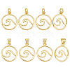 ARRICRAFT 10Pcs Brass Pendants KK-AR0003-39-1