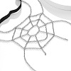 Halloween Iron Elastic Spider Web Leg Chains WGFAAE0-01-4