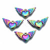 Rainbow Color Alloy Pendants PALLOY-S180-069-RS-1