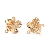 Brass Stud Earring Findings KK-N256-06G-1