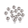 Tarnish Resistant 201 Stainless Steel Beads X-STAS-R033-5mm-1