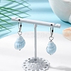 Porcelain Leverback Earrings EJEW-JE06305-2