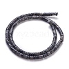 Natural Black Larvikite Beads Strands G-H230-27-2