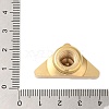 Golden Plated Triangle Shaped Wax Seal Brass Stamp Head STAM-K001-04G-11-4