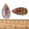 Natural Agate Pendants G-Z071-01-3