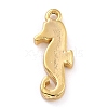 Golden Brass Enamel Pendants KK-P197-19C-G-3