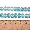 Crackle Transparent Glass Beads Strands GLAA-N074-02B-10-2