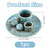 Porcelain Incense Burners Holder AJEW-WH0696-685-2